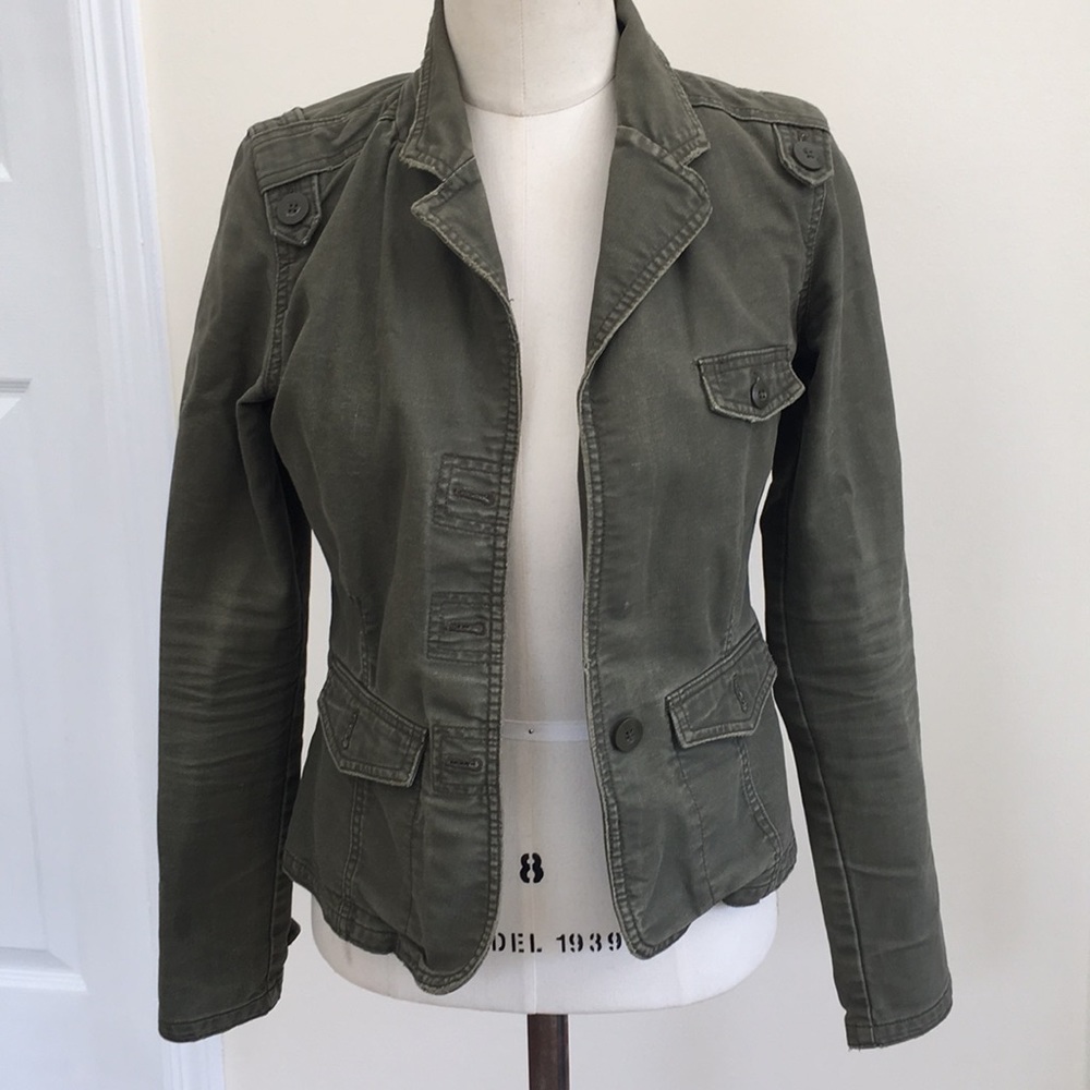 Old Navy Army Green Blazer - Spring Jacket